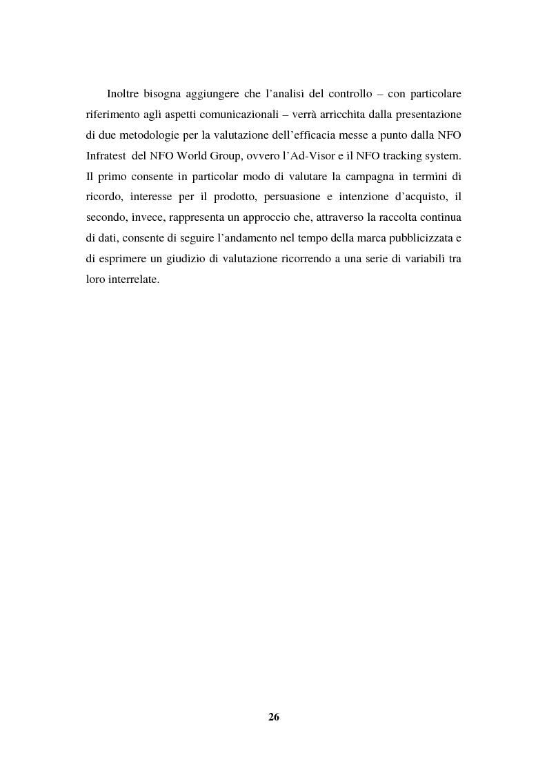 Anteprima della tesi: La programmazione e il controllo di una campagna pubblicitaria, Pagina 5