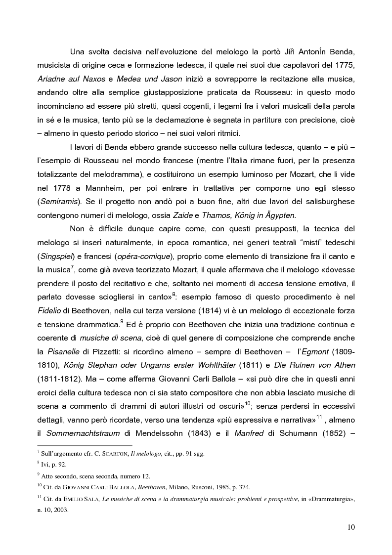 Anteprima della tesi: "La tragédienne du silence". Ida Rubinstein e le musiche di scena per "La Pisanelle" di Gabriele d'Annunzio, Pagina 10