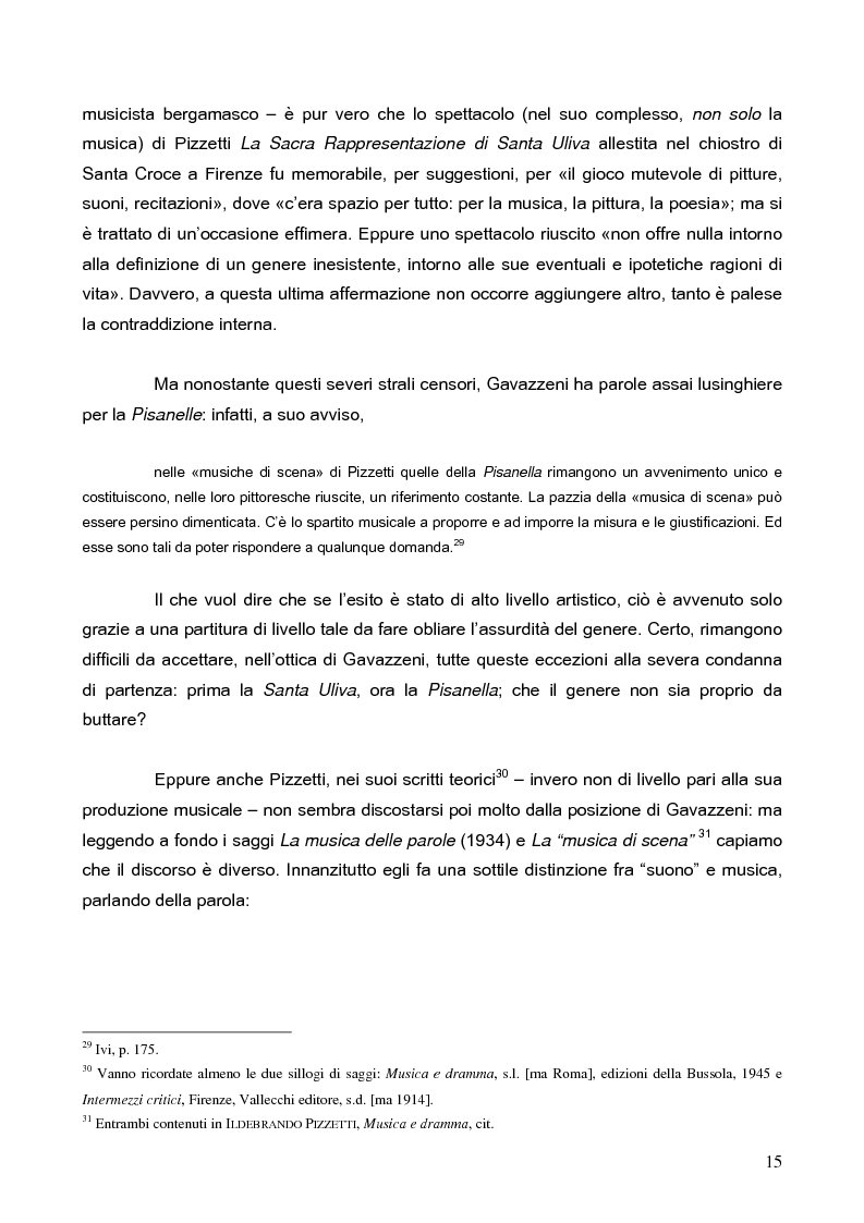 Anteprima della tesi: "La tragédienne du silence". Ida Rubinstein e le musiche di scena per "La Pisanelle" di Gabriele d'Annunzio, Pagina 15