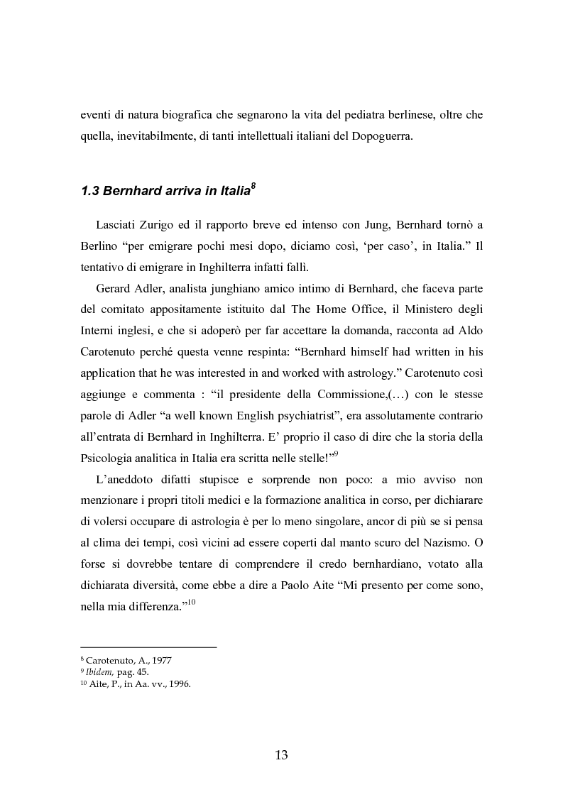 Anteprima della tesi: Ernst Bernhard (1896-1965): un ''maestro scomodo''della psicologia del profondo, Pagina 11