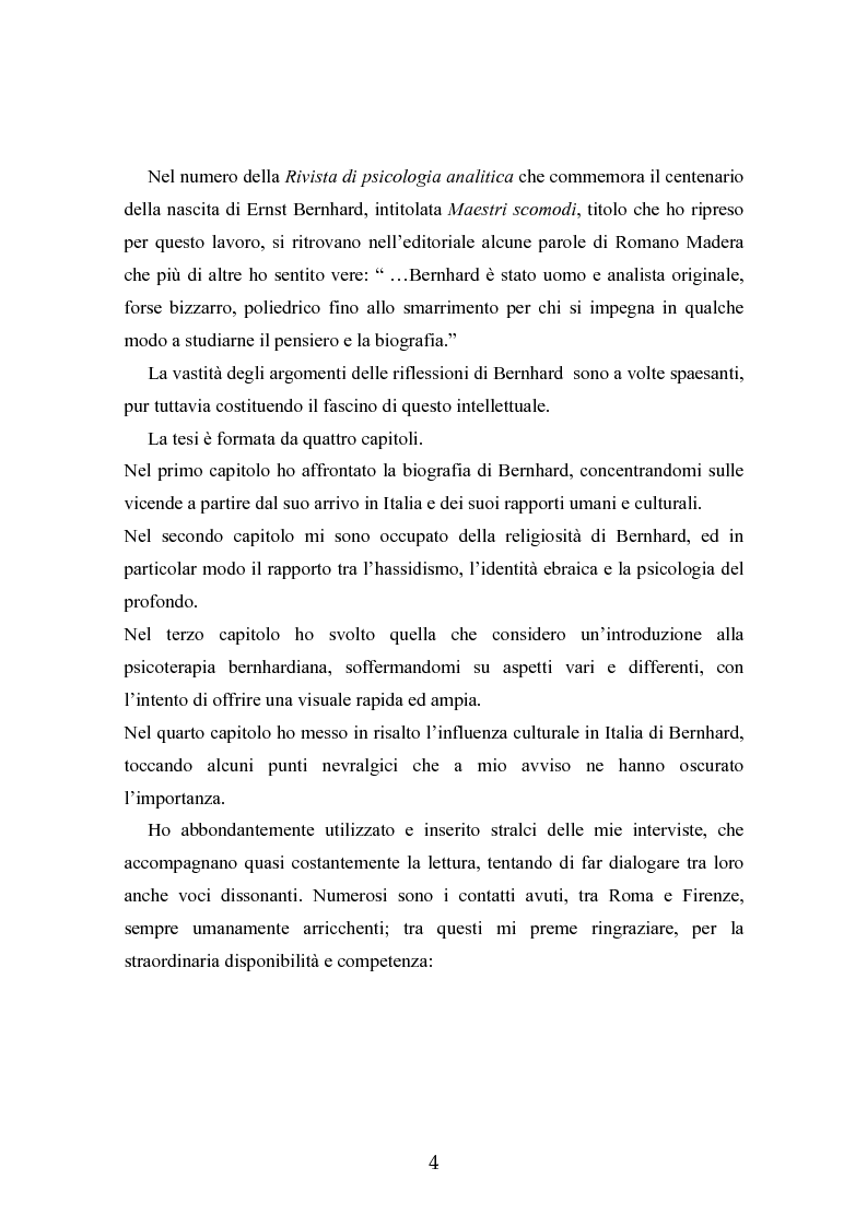 Anteprima della tesi: Ernst Bernhard (1896-1965): un ''maestro scomodo''della psicologia del profondo, Pagina 2