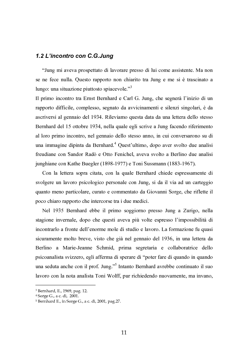 Anteprima della tesi: Ernst Bernhard (1896-1965): un ''maestro scomodo''della psicologia del profondo, Pagina 9