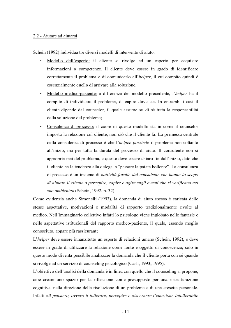 Anteprima della tesi: SMS e relazione d'aiuto: il caso di @gile, un servizio d'ascolto, Pagina 10