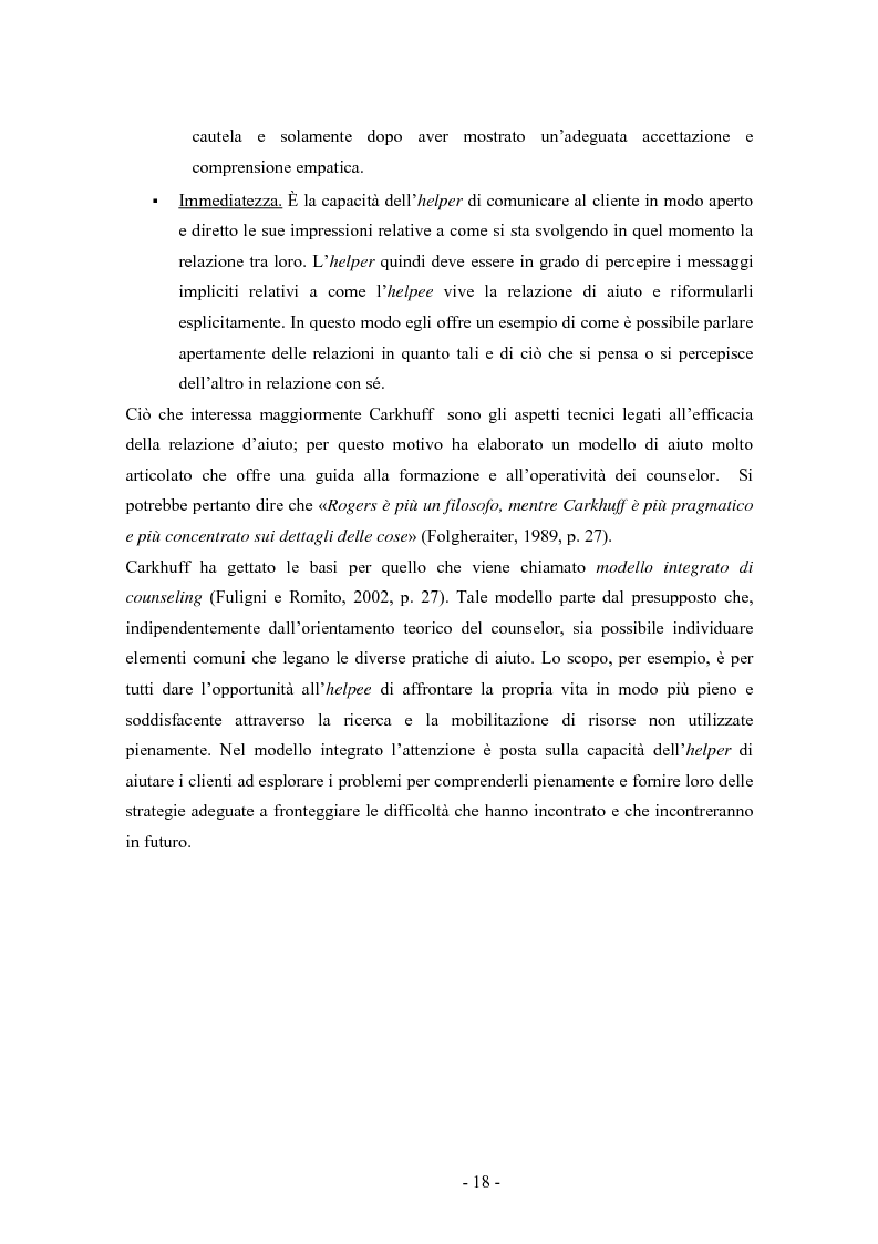 Anteprima della tesi: SMS e relazione d'aiuto: il caso di @gile, un servizio d'ascolto, Pagina 14