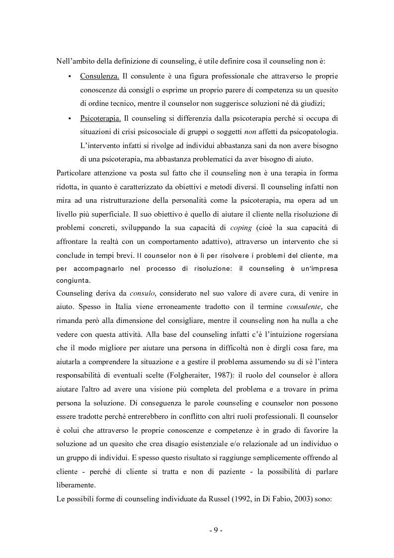 Anteprima della tesi: SMS e relazione d'aiuto: il caso di @gile, un servizio d'ascolto, Pagina 5