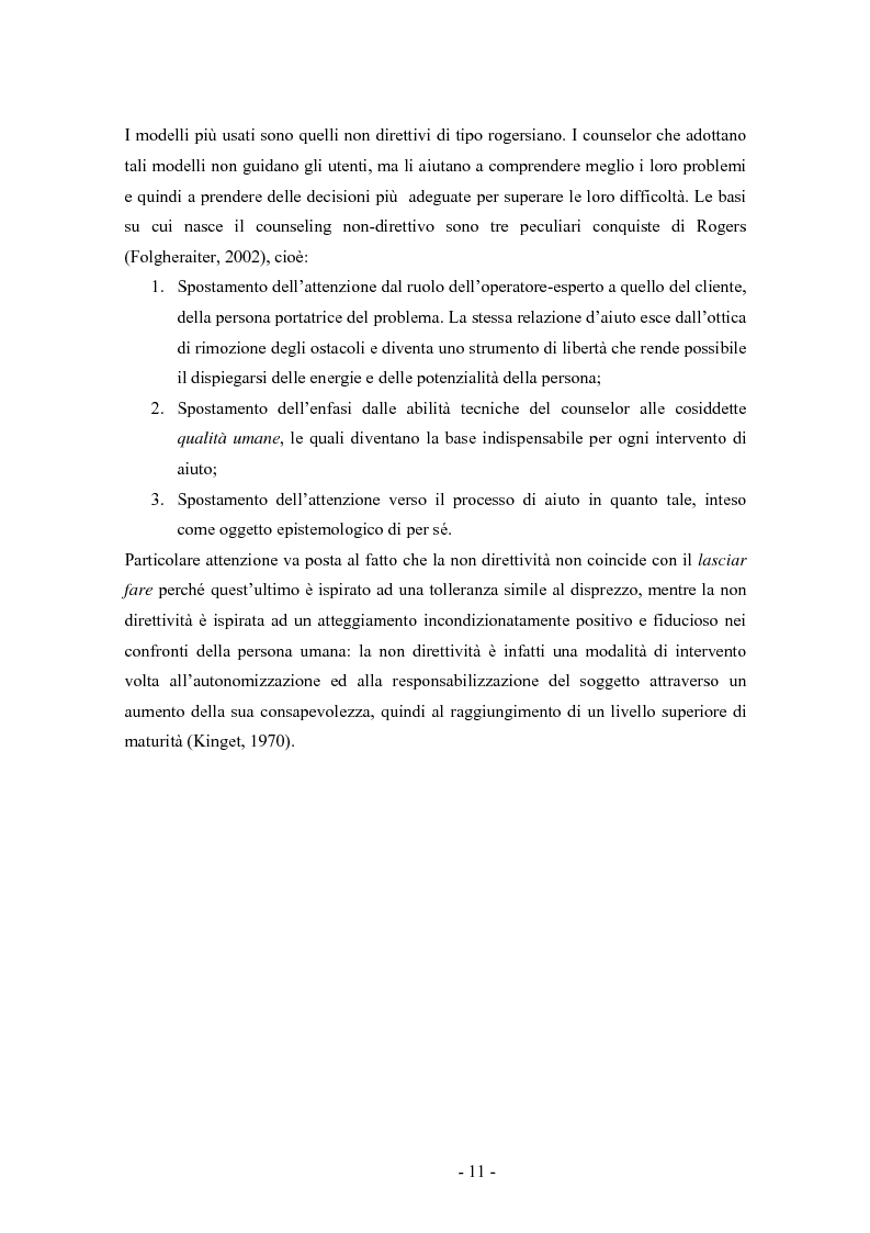 Anteprima della tesi: SMS e relazione d'aiuto: il caso di @gile, un servizio d'ascolto, Pagina 7