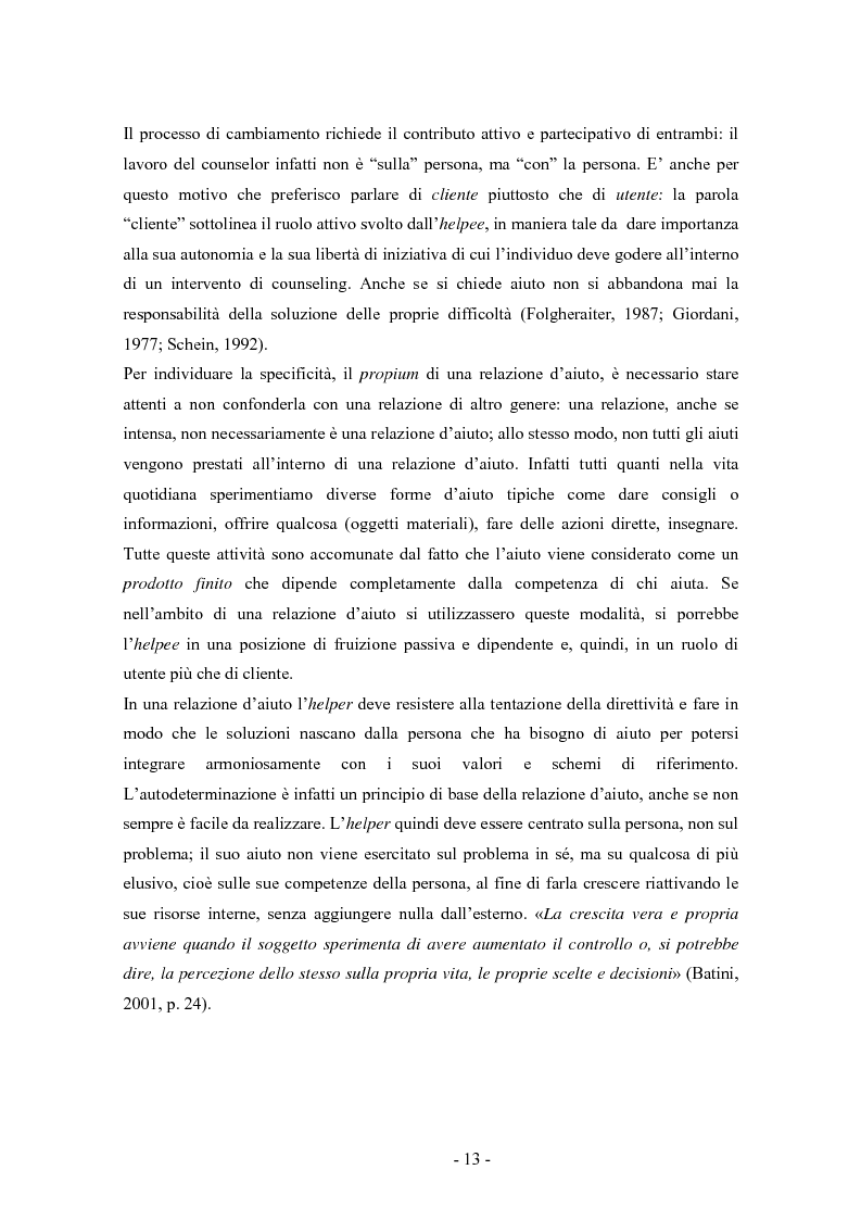 Anteprima della tesi: SMS e relazione d'aiuto: il caso di @gile, un servizio d'ascolto, Pagina 9