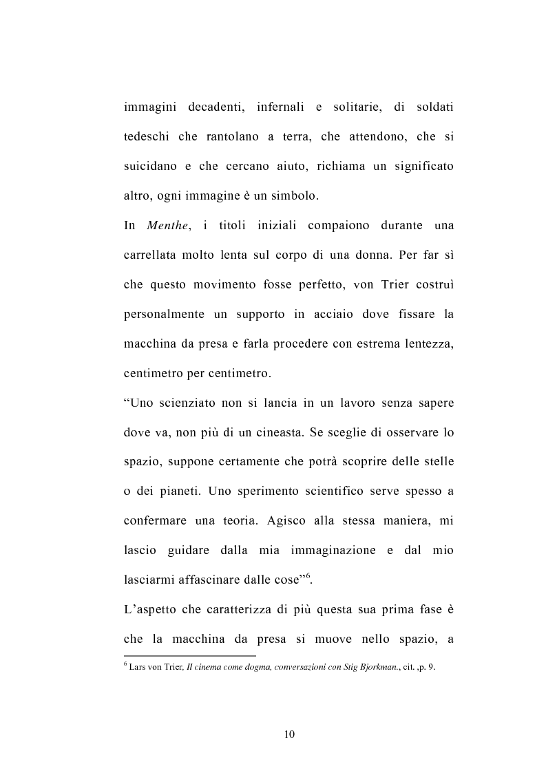 Anteprima della tesi: I germi della realtà: il cinema di Lars von Trier, Pagina 10