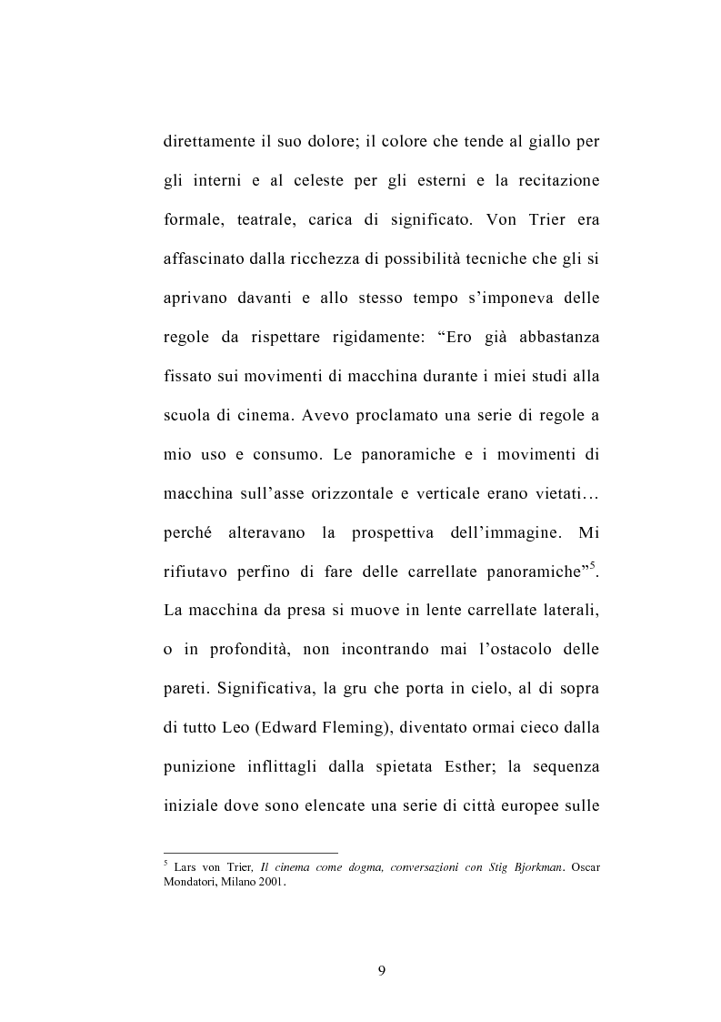Anteprima della tesi: I germi della realtà: il cinema di Lars von Trier, Pagina 9