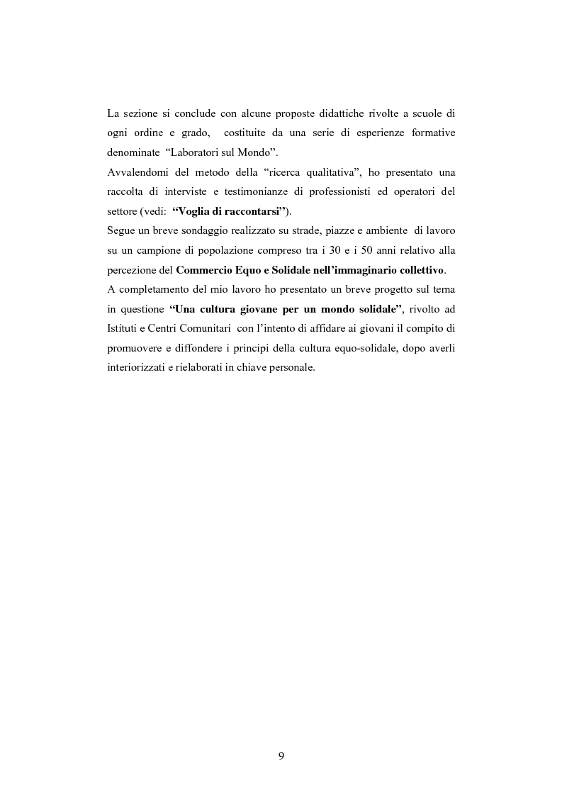 Anteprima della tesi: Il commercio equo e solidale: una prassi pedagogico-sociale, Pagina 3