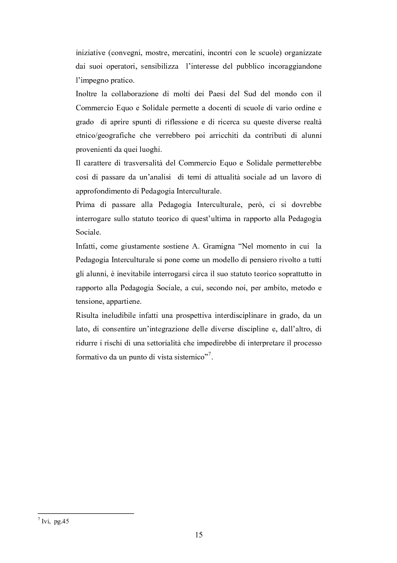 Anteprima della tesi: Il commercio equo e solidale: una prassi pedagogico-sociale, Pagina 9