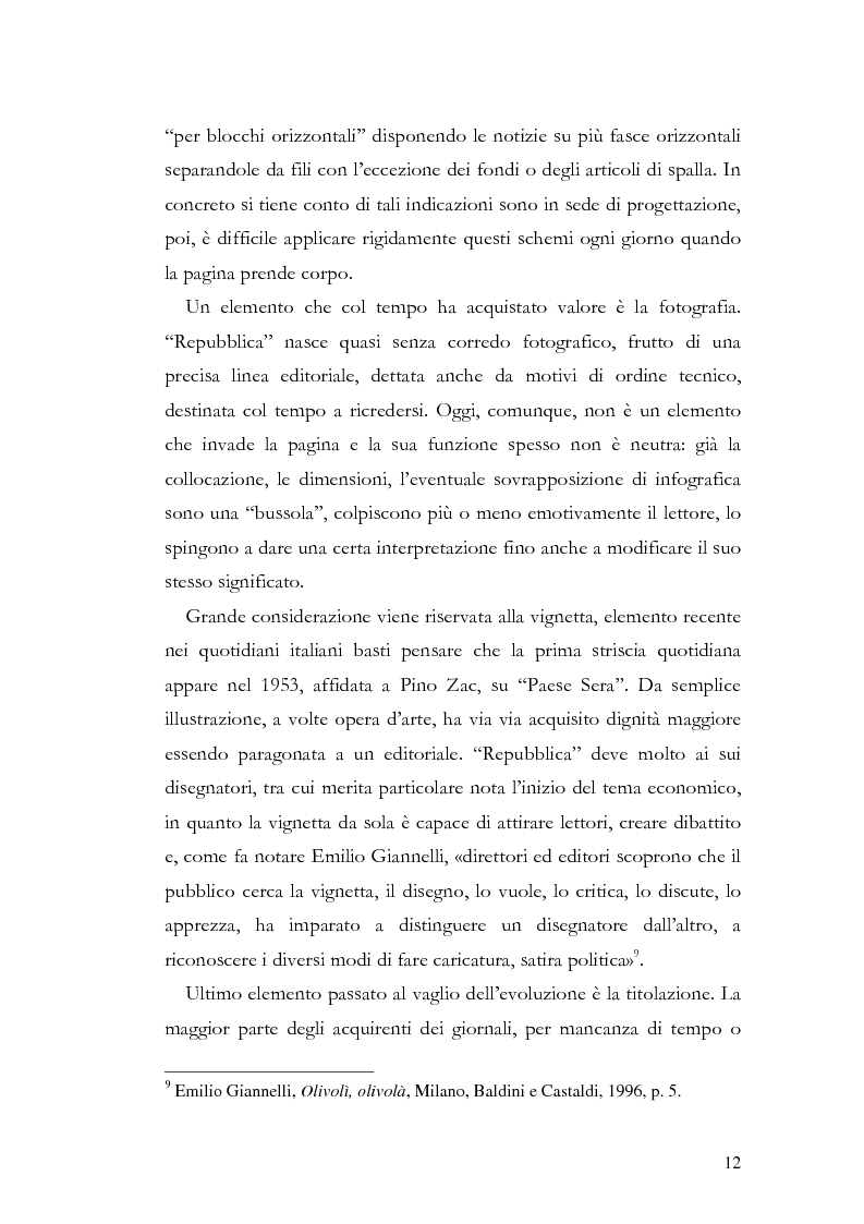 Anteprima della tesi: La storia grafica del quotidiano ''la Repubblica'', Pagina 6