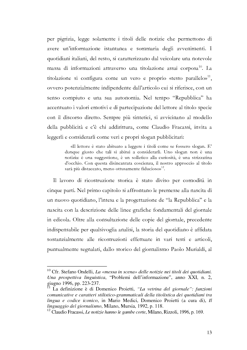 Anteprima della tesi: La storia grafica del quotidiano ''la Repubblica'', Pagina 7