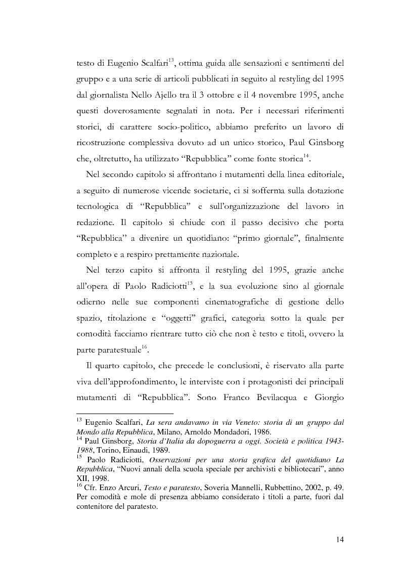 Anteprima della tesi: La storia grafica del quotidiano ''la Repubblica'', Pagina 8