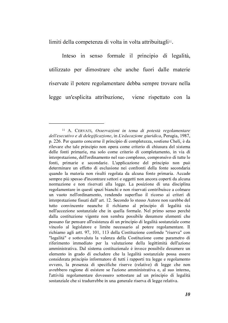 Anteprima della tesi: Il potere regolamentare delle autorità indipendenti, Pagina 10