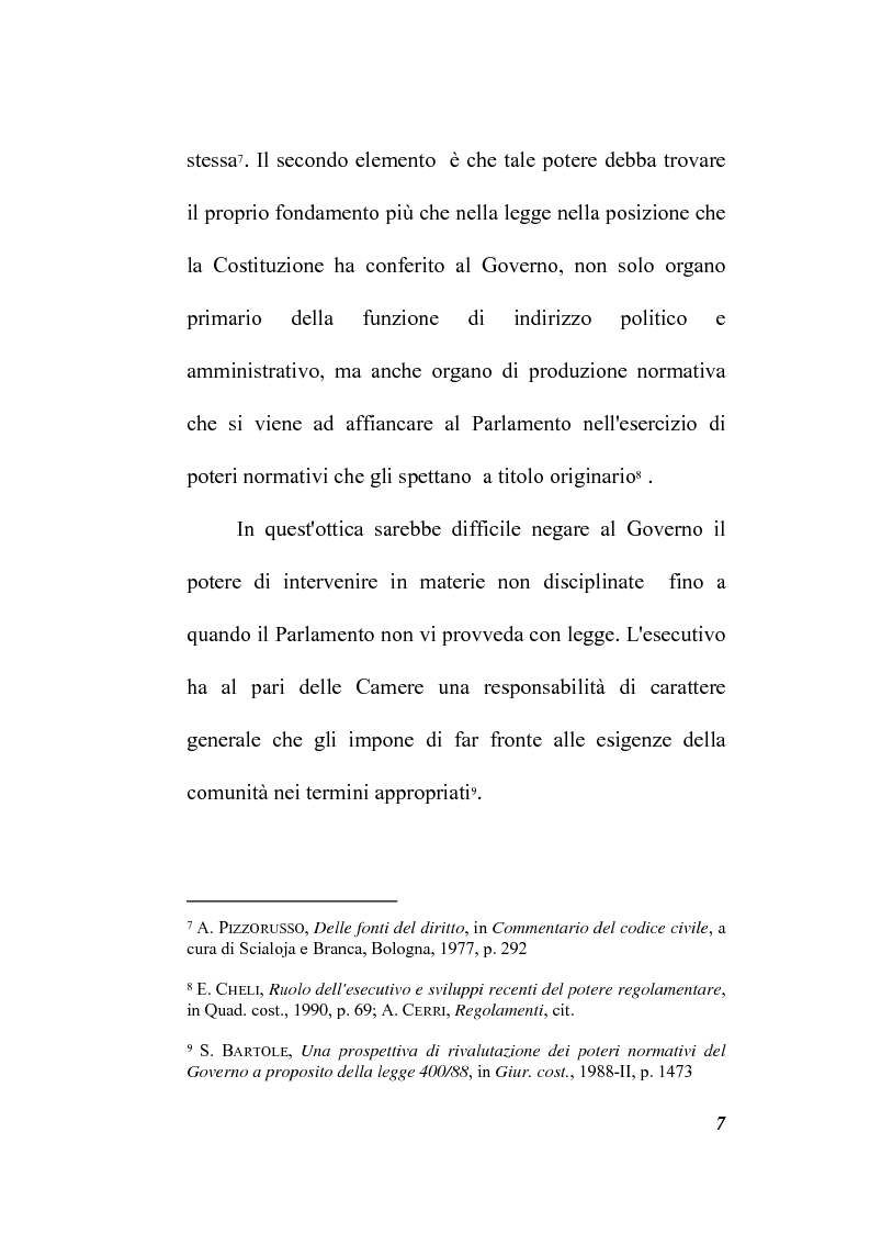 Anteprima della tesi: Il potere regolamentare delle autorità indipendenti, Pagina 7