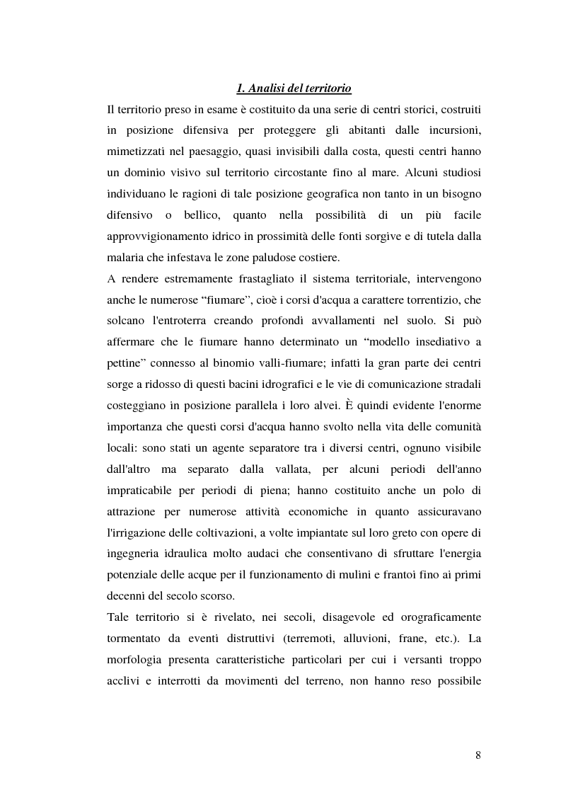 Anteprima della tesi: Progetto di valorizzazione di un centro storico: il caso Pentidattilo, Pagina 6