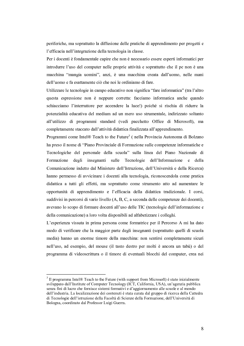 Anteprima della tesi: La videoscrittura: riflessione sulla lingua e produzione del testo., Pagina 4