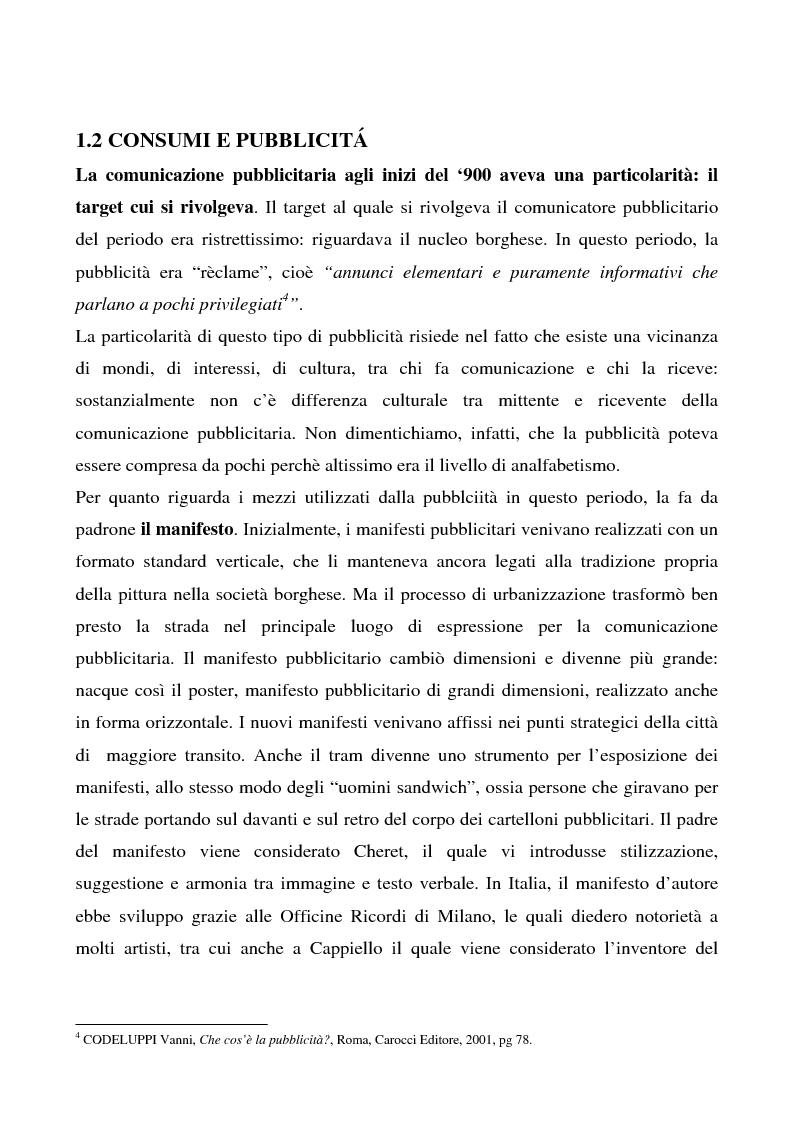 Anteprima della tesi: Cosa bolle in pentola? Il caso Barilla: 125 anni di comunicazione sempre al dente., Pagina 3