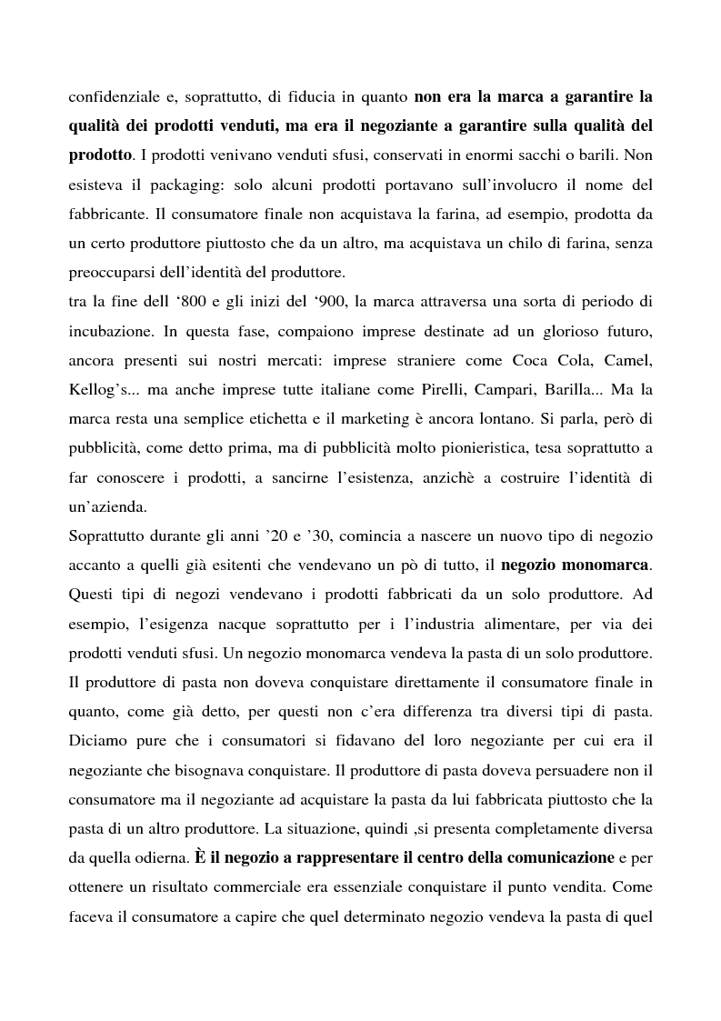 Anteprima della tesi: Cosa bolle in pentola? Il caso Barilla: 125 anni di comunicazione sempre al dente., Pagina 6