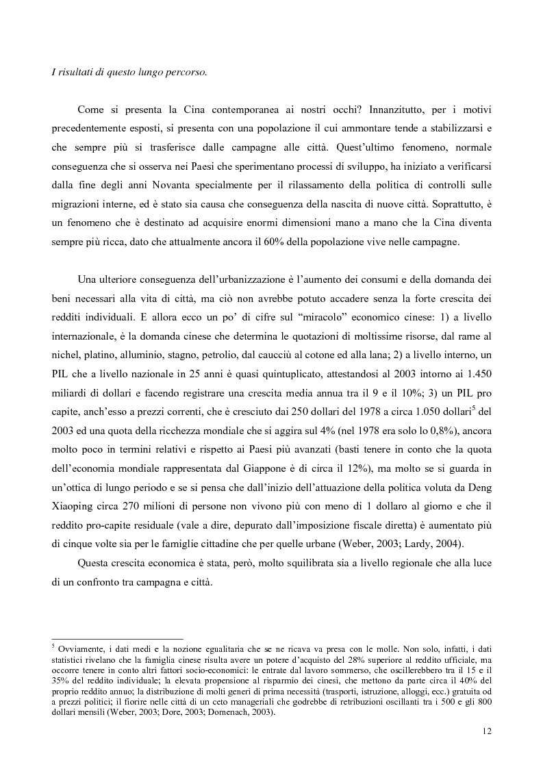 Anteprima della tesi: La Cina tra globalizzazione e democratizzazione, Pagina 10