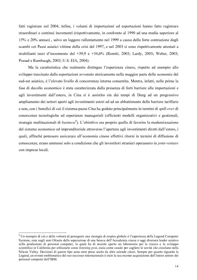 Anteprima della tesi: La Cina tra globalizzazione e democratizzazione, Pagina 12