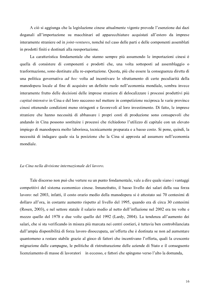 Anteprima della tesi: La Cina tra globalizzazione e democratizzazione, Pagina 14