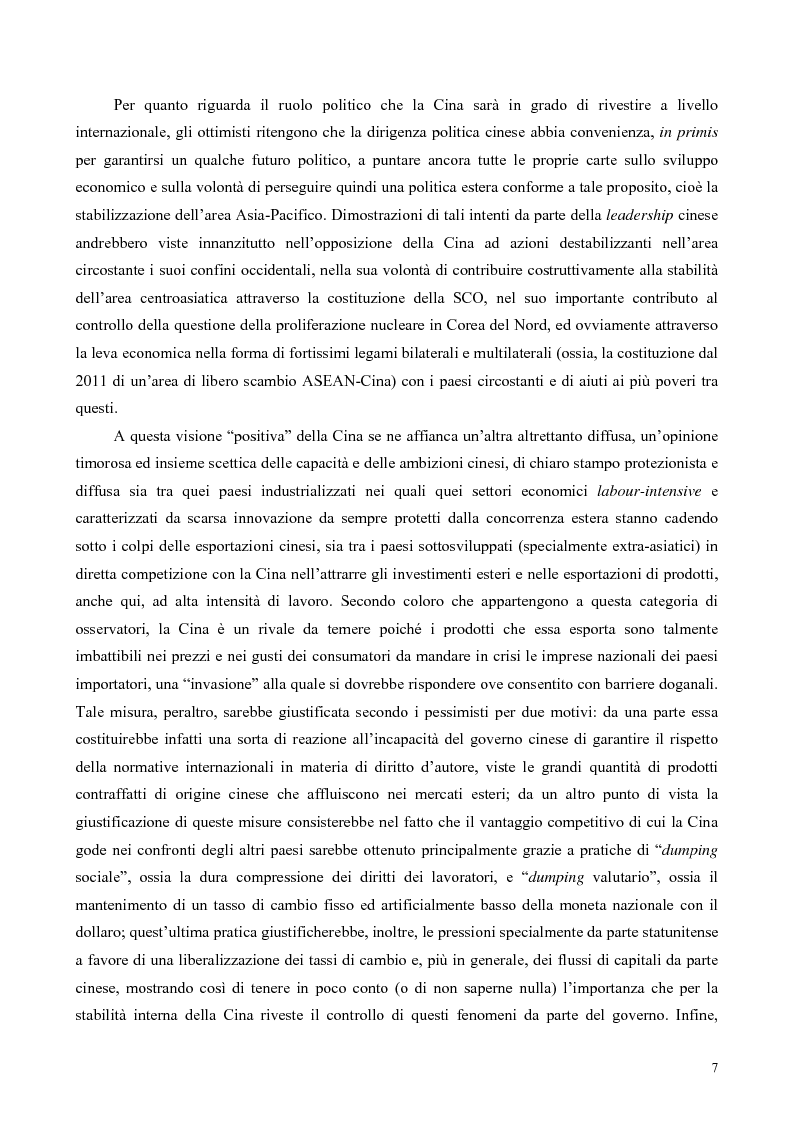 Anteprima della tesi: La Cina tra globalizzazione e democratizzazione, Pagina 5