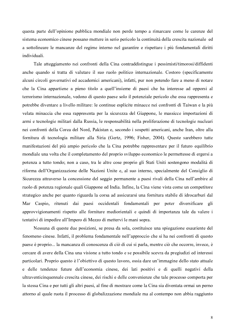 Anteprima della tesi: La Cina tra globalizzazione e democratizzazione, Pagina 6