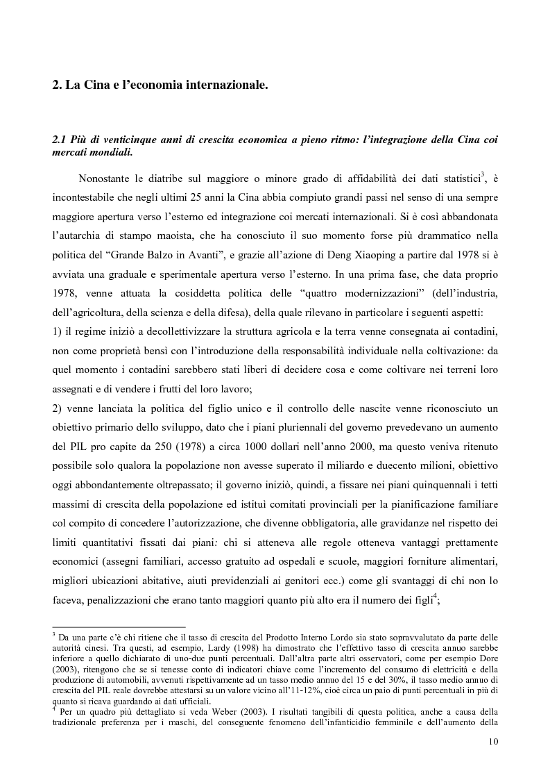 Anteprima della tesi: La Cina tra globalizzazione e democratizzazione, Pagina 8
