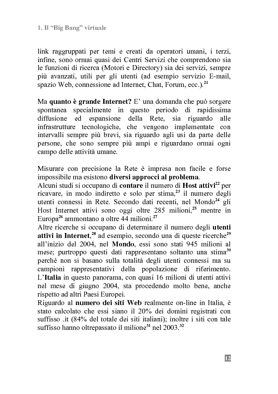 Anteprima della tesi: I Portali Web. Viaggio nella Rete A/R., Pagina 10