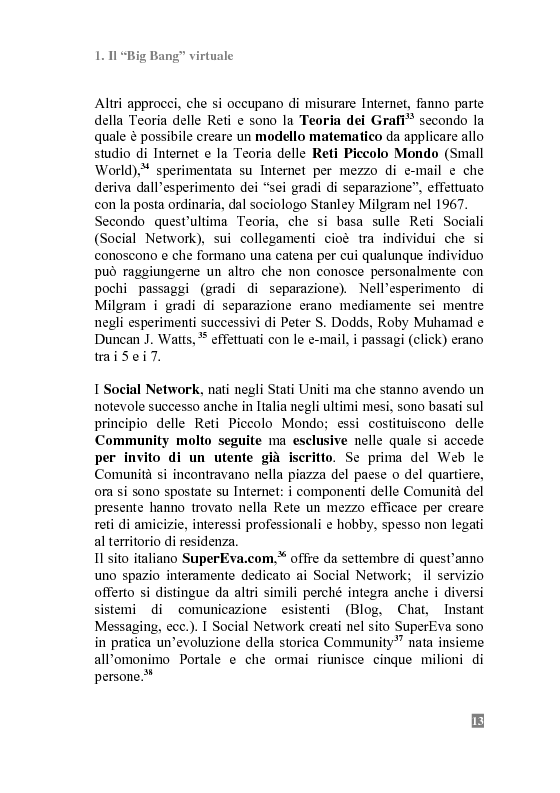 Anteprima della tesi: I Portali Web. Viaggio nella Rete A/R., Pagina 11