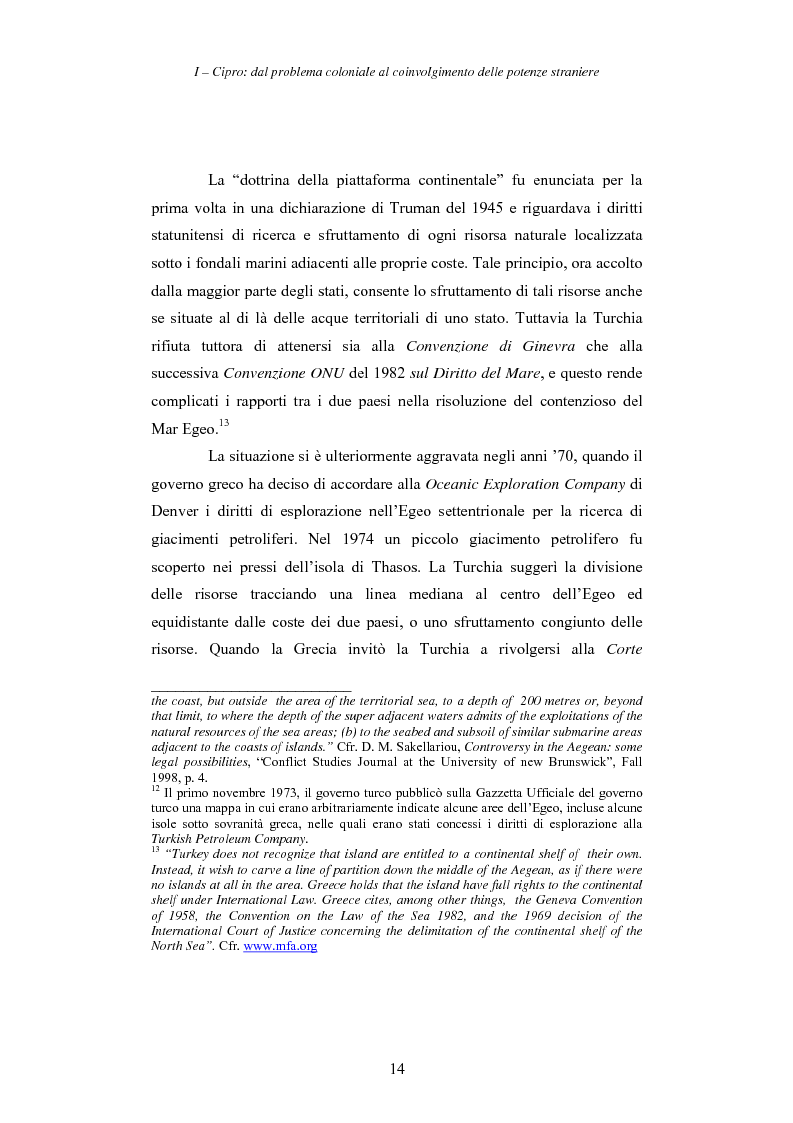 Anteprima della tesi: Cipro: oltre la mediazione. Un trentennio di fallimenti e la speranza di un compromesso europeo, Pagina 14