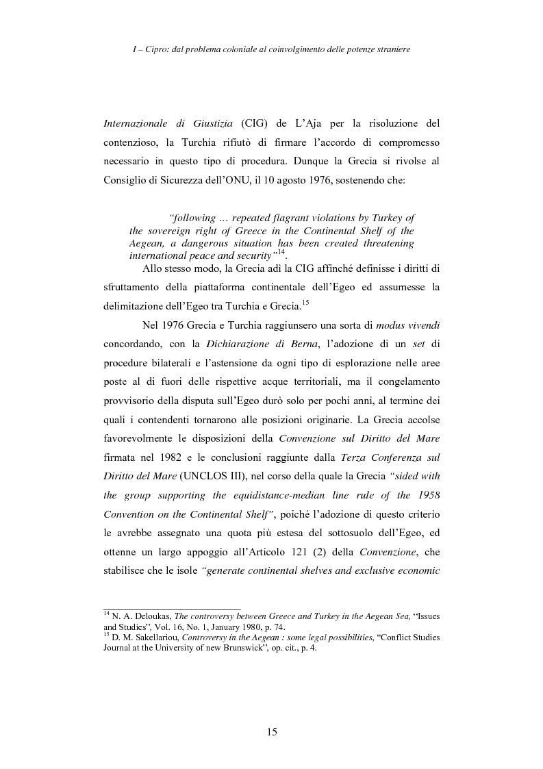 Anteprima della tesi: Cipro: oltre la mediazione. Un trentennio di fallimenti e la speranza di un compromesso europeo, Pagina 15