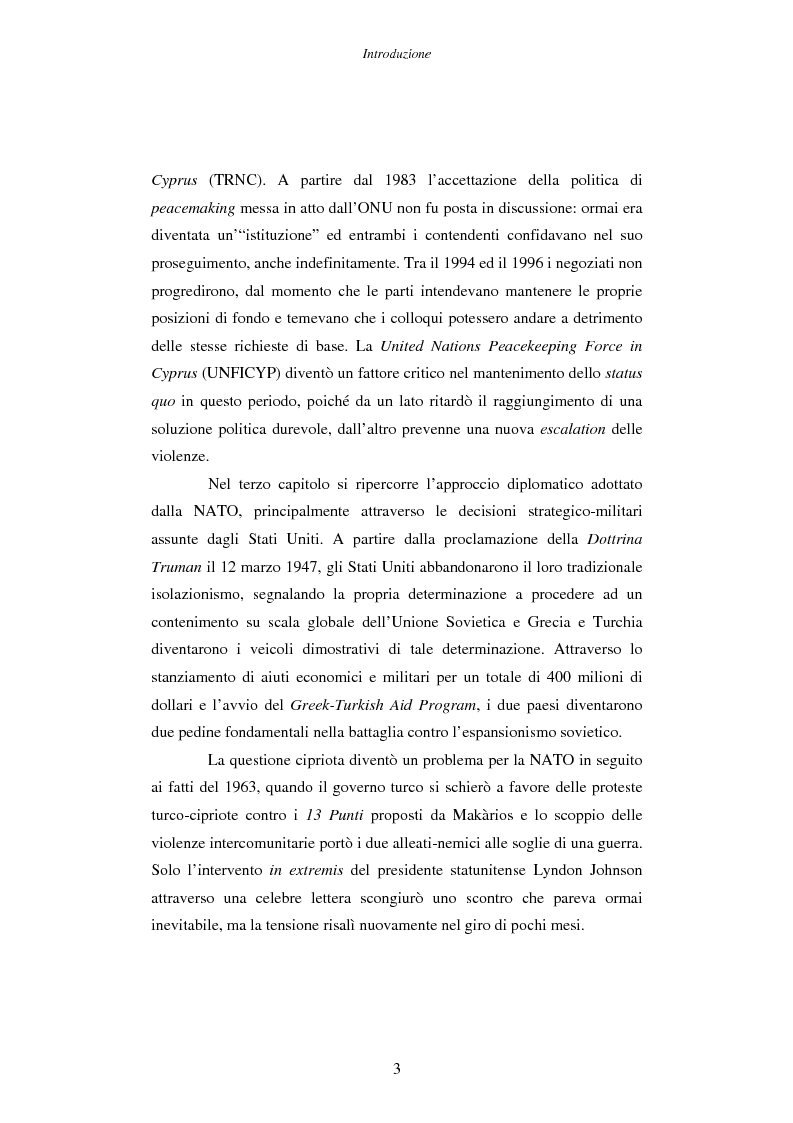 Anteprima della tesi: Cipro: oltre la mediazione. Un trentennio di fallimenti e la speranza di un compromesso europeo, Pagina 3