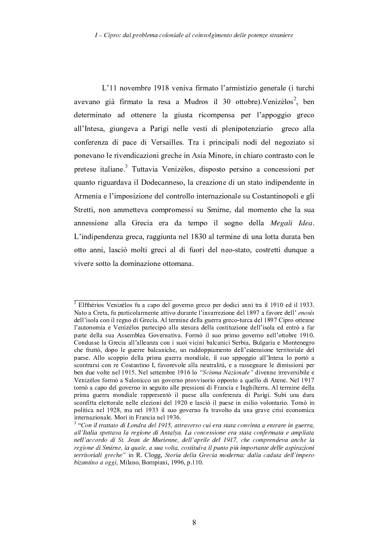 Anteprima della tesi: Cipro: oltre la mediazione. Un trentennio di fallimenti e la speranza di un compromesso europeo, Pagina 8