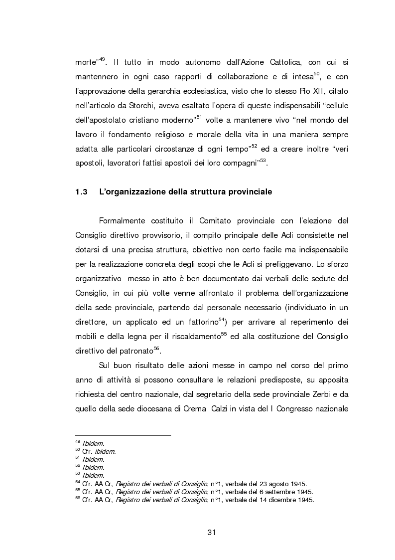 Anteprima della tesi: Le Acli di Cremona e della sua provincia nel secondo dopoguerra, Pagina 10