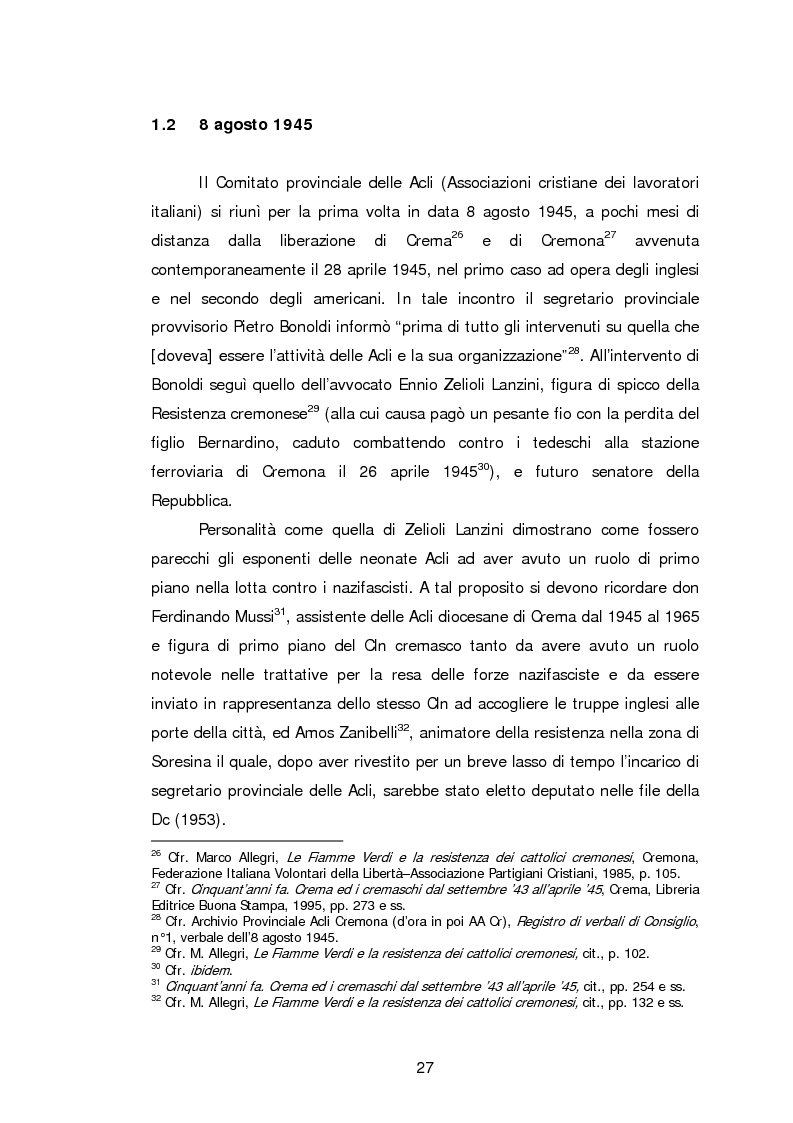 Anteprima della tesi: Le Acli di Cremona e della sua provincia nel secondo dopoguerra, Pagina 6
