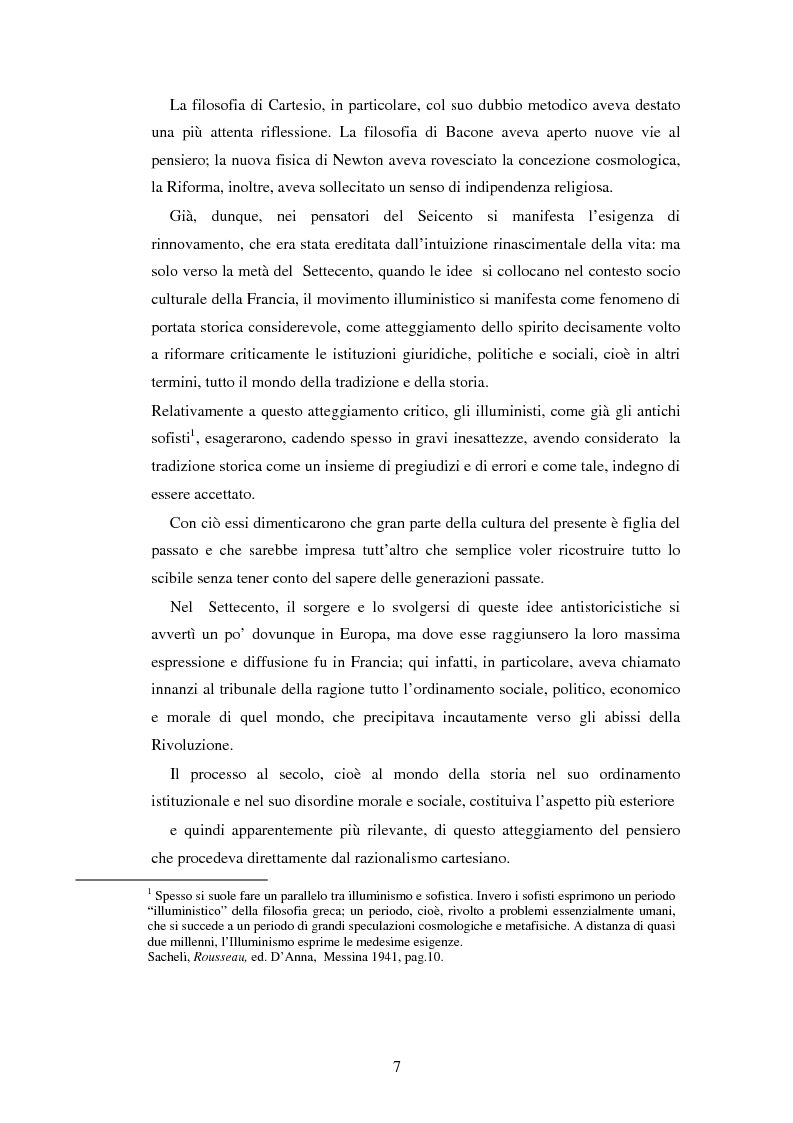 Anteprima della tesi: L'educazione naturale di Rousseau, Pagina 5
