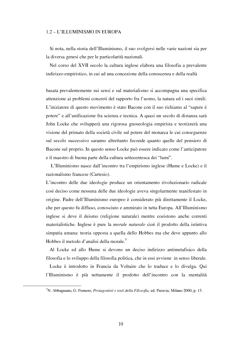 Anteprima della tesi: L'educazione naturale di Rousseau, Pagina 8