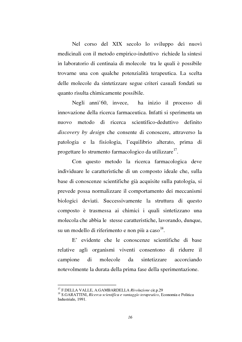Anteprima della tesi: Le attività di ricerca e sviluppo nel settore delle biotecnologie, Pagina 13
