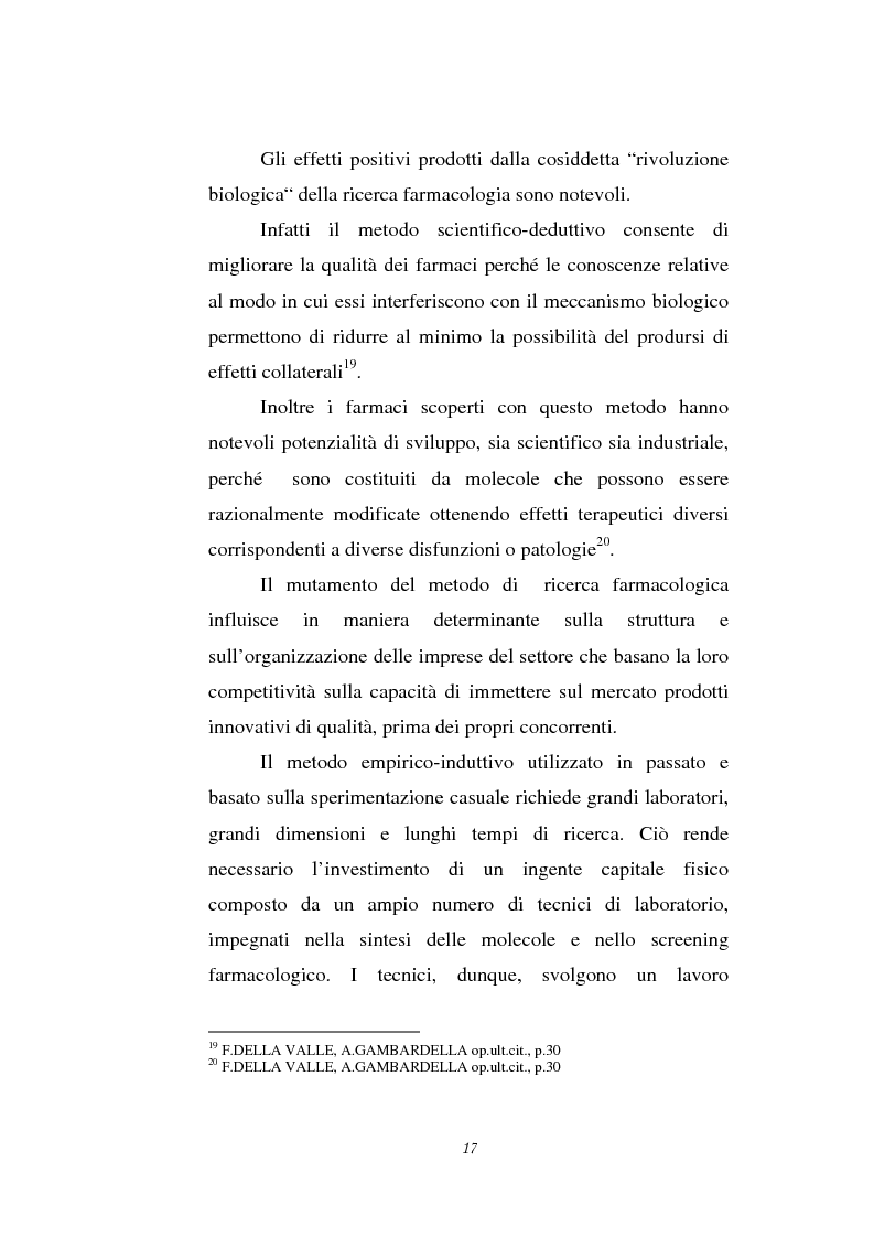 Anteprima della tesi: Le attività di ricerca e sviluppo nel settore delle biotecnologie, Pagina 14