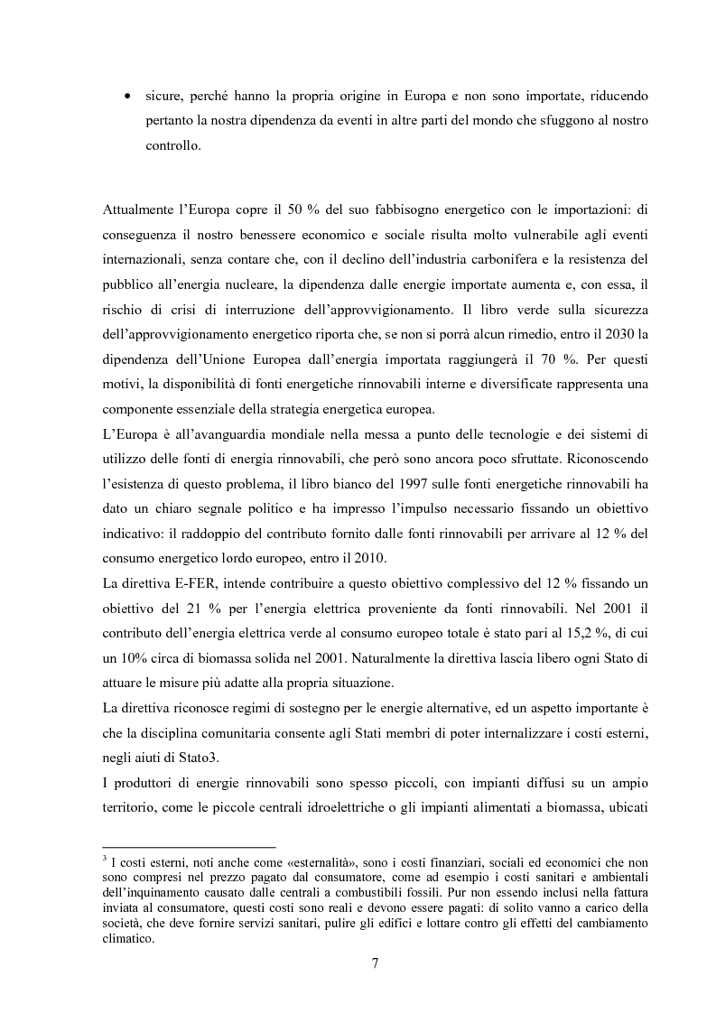 Anteprima della tesi: Potenzialità dei biocombustibili solidi nelle province italiane, Pagina 5