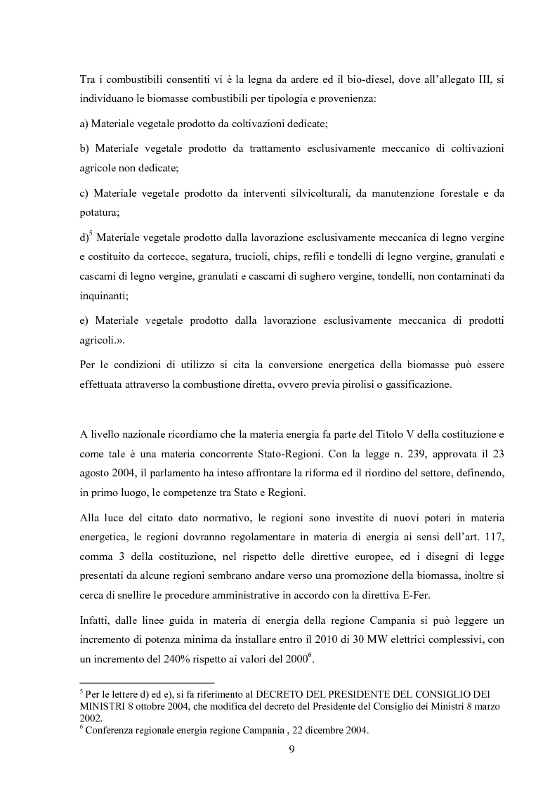 Anteprima della tesi: Potenzialità dei biocombustibili solidi nelle province italiane, Pagina 7