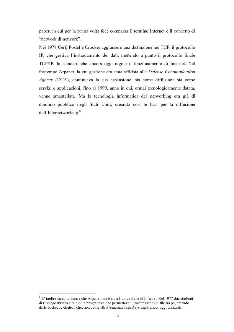 Anteprima della tesi: La diffusione di Internet in Cina: peculiarità e caratteristiche del controllo governativo all'uso di Internet, Pagina 12