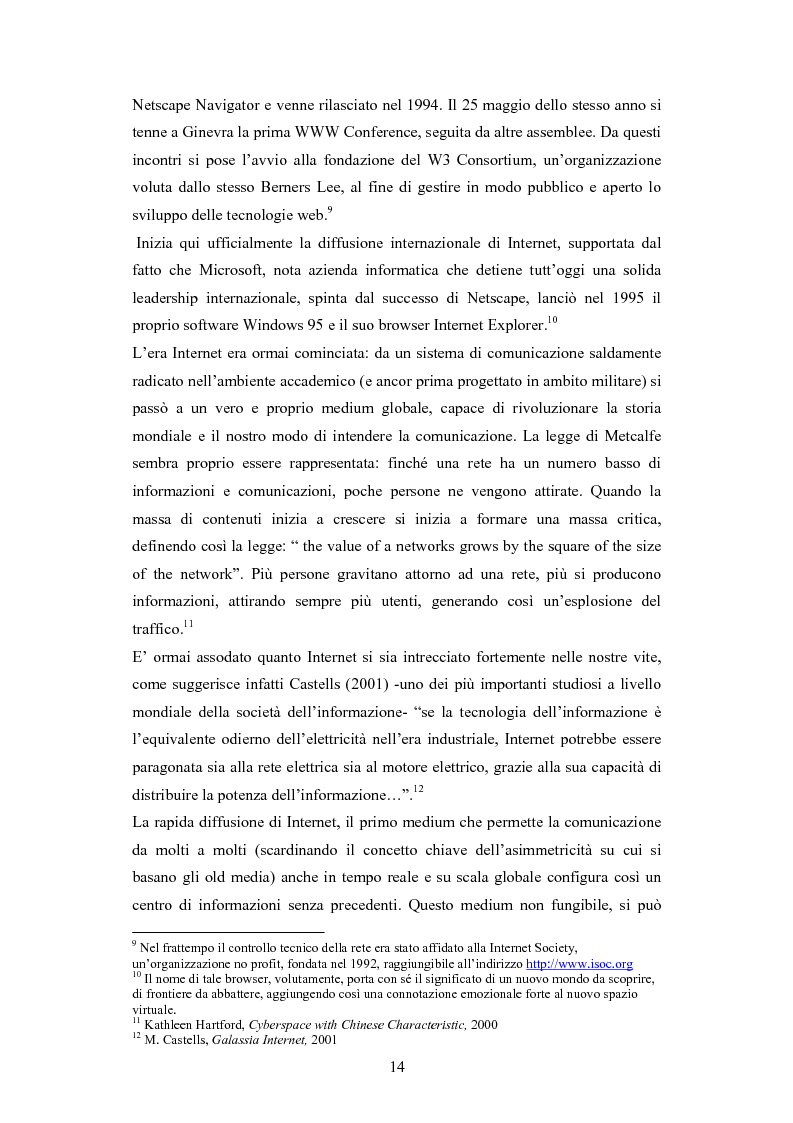 Anteprima della tesi: La diffusione di Internet in Cina: peculiarità e caratteristiche del controllo governativo all'uso di Internet, Pagina 14