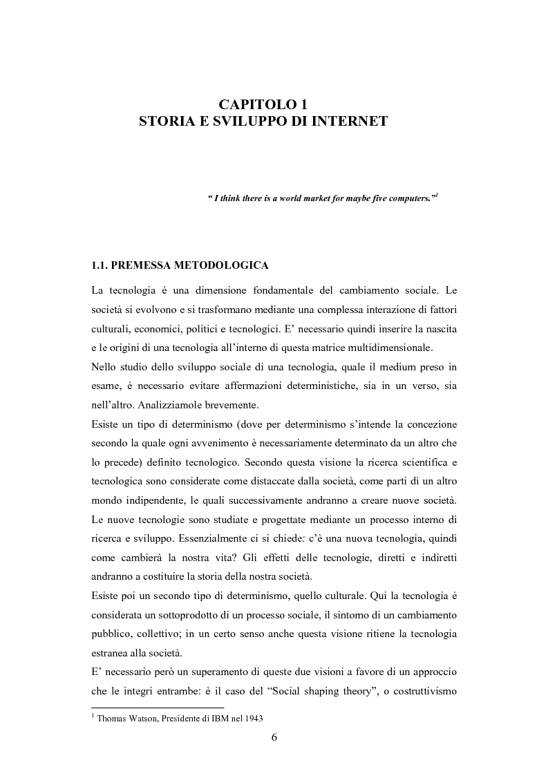 Anteprima della tesi: La diffusione di Internet in Cina: peculiarità e caratteristiche del controllo governativo all'uso di Internet, Pagina 6