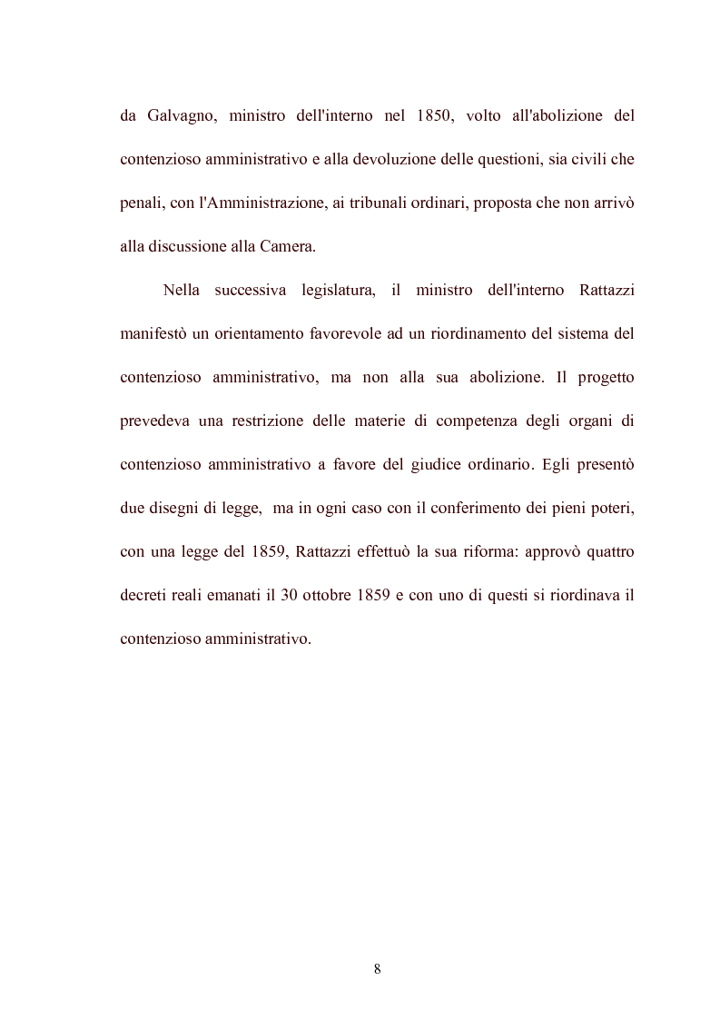 Anteprima della tesi: Modelli di giurisdizione amministrativa in Italia e nei paesi dell'Unione Europea, Pagina 10