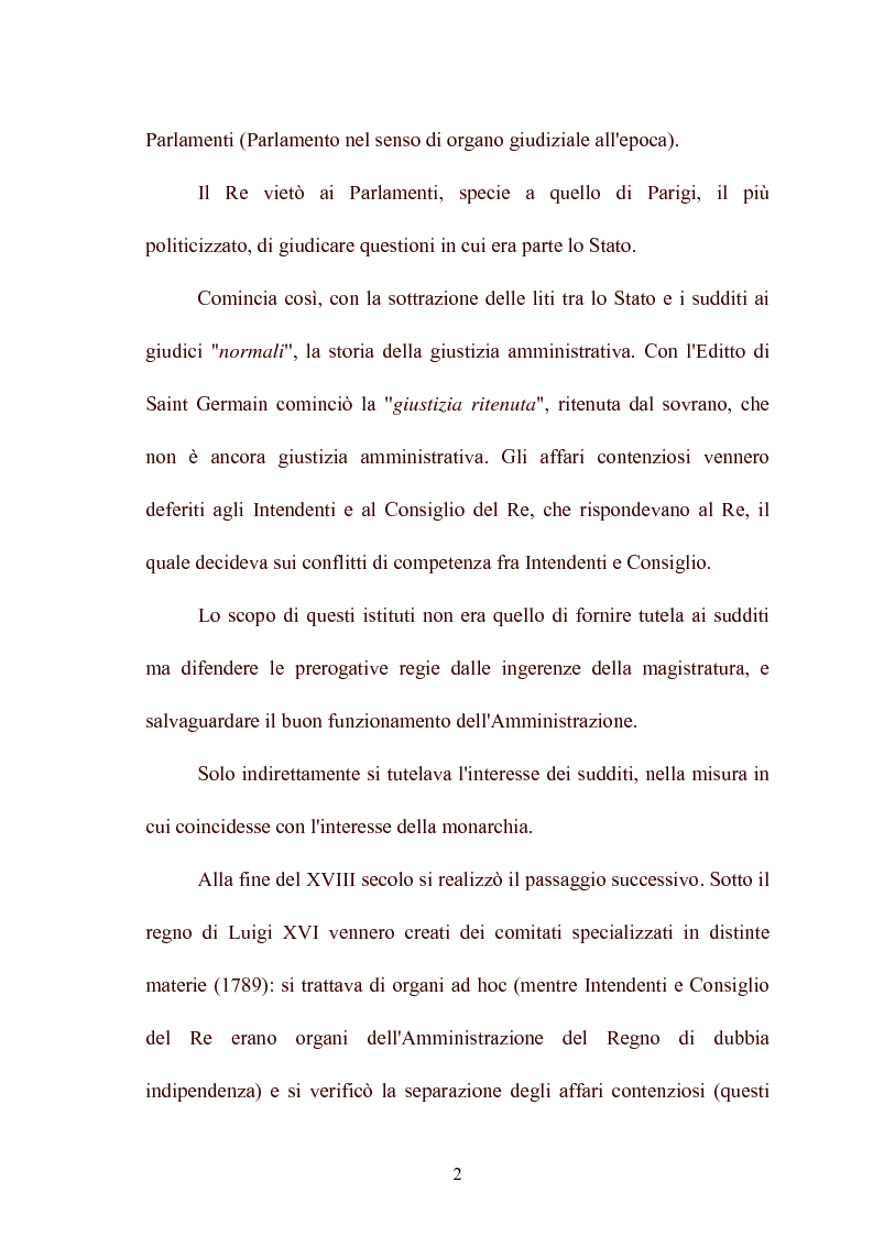 Anteprima della tesi: Modelli di giurisdizione amministrativa in Italia e nei paesi dell'Unione Europea, Pagina 4