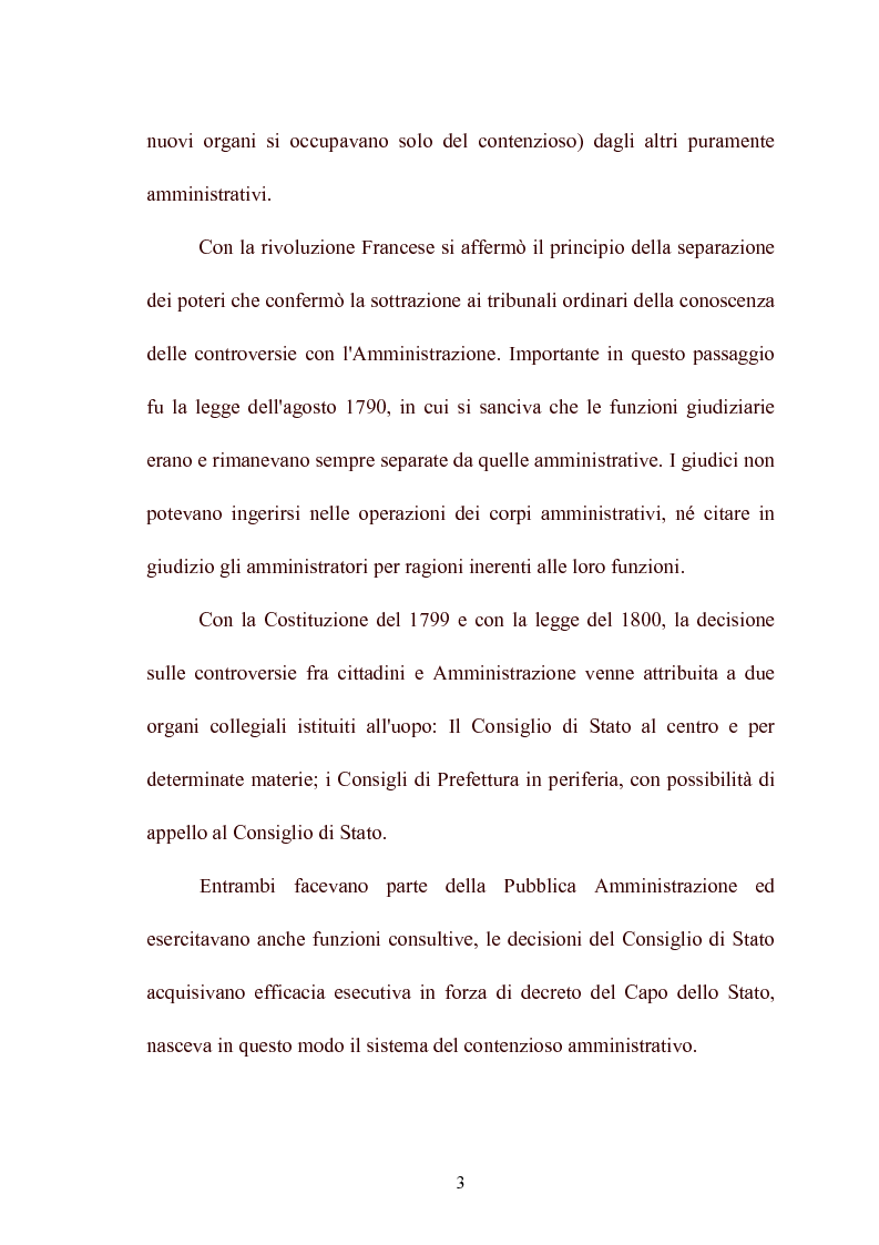 Anteprima della tesi: Modelli di giurisdizione amministrativa in Italia e nei paesi dell'Unione Europea, Pagina 5